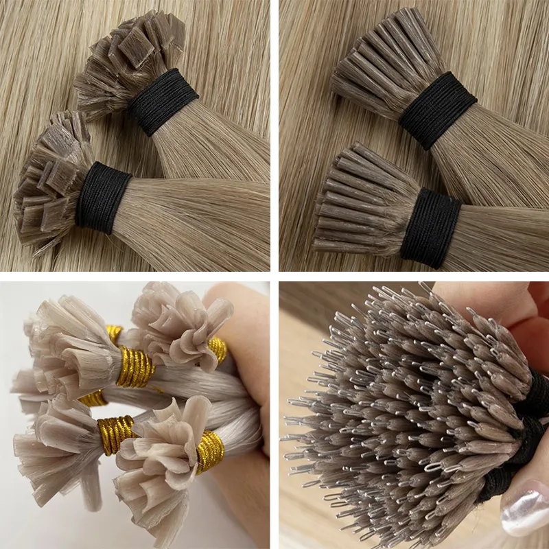 Extensiones de cabello con queratina