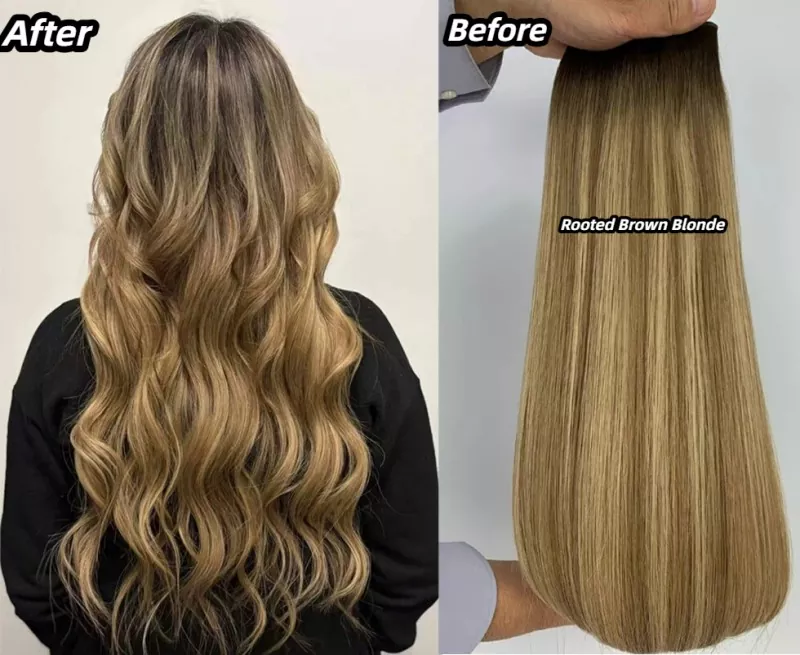 Cómo las extensiones de cabello premium crean un impacto antes y después
