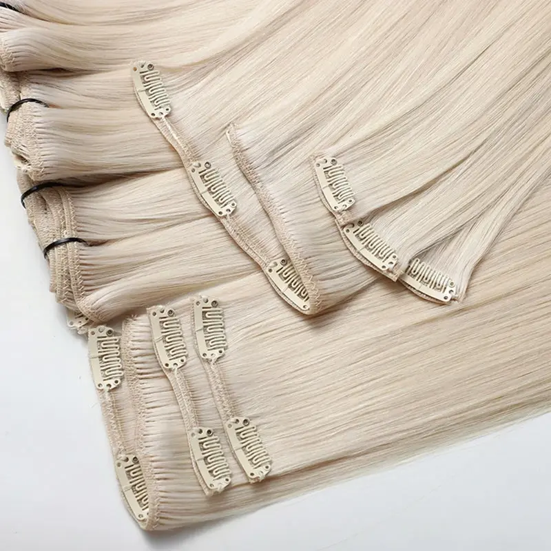 Extensiones de cabello humano con clip