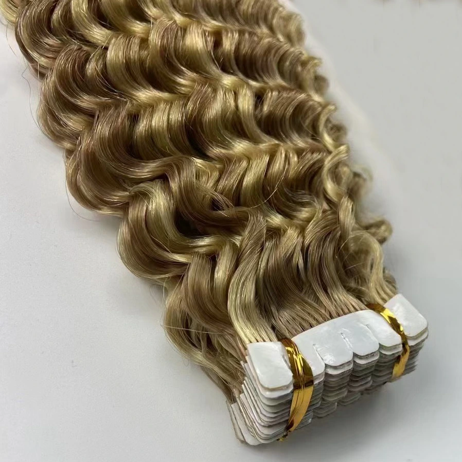 Cinta rizada en extensiones de cabello
