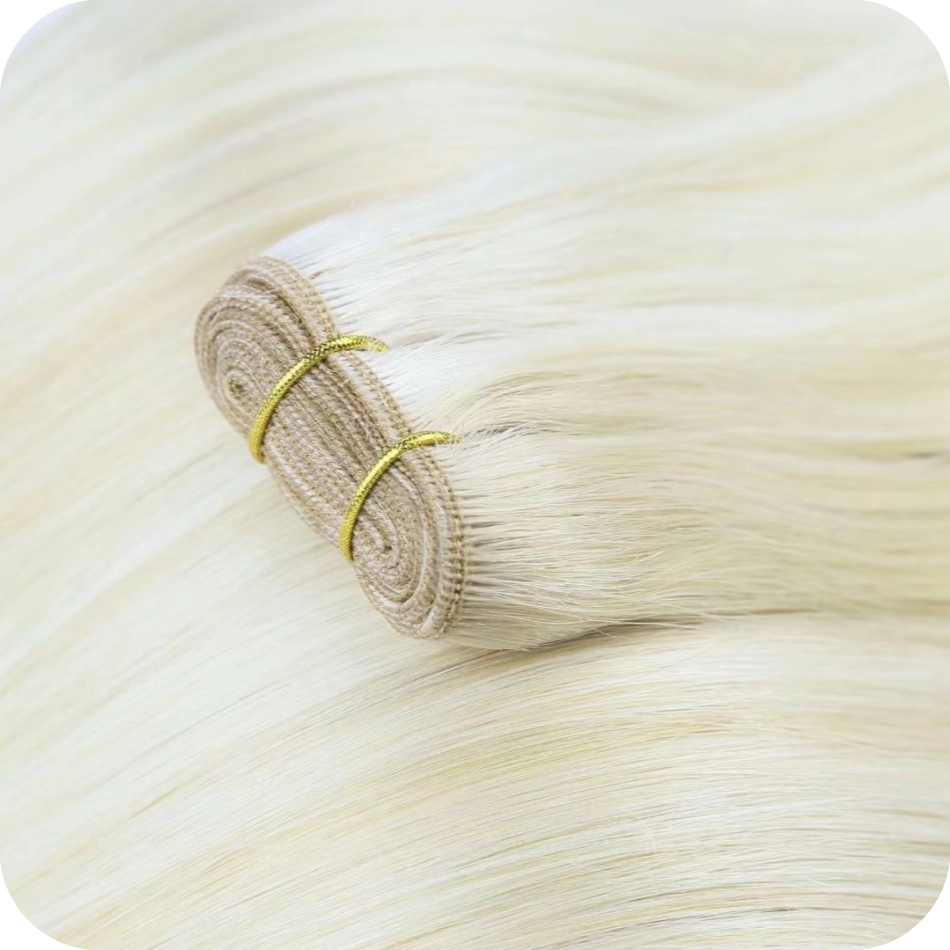 Extensiones de trama de cabello humano