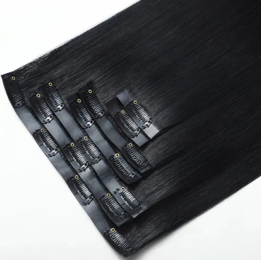 Extensiones de cabello con clip sin costuras