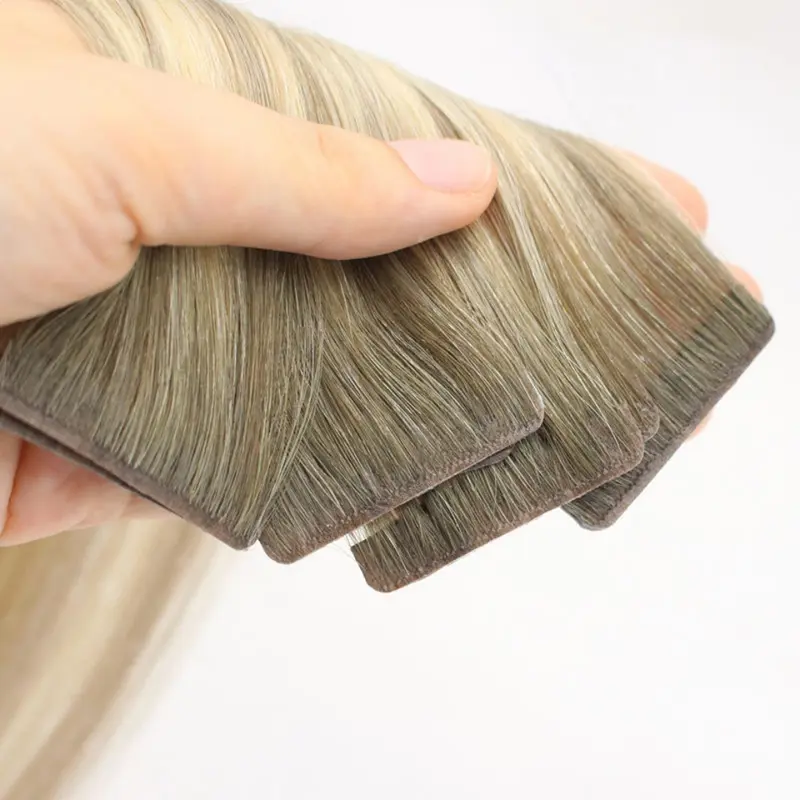 Extensiones de cabello con cinta sin costuras